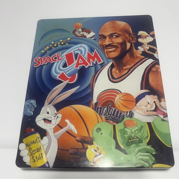 Space Jam Collectible Tin Box Blu-Ray DVD & Code - Picture 2 of 4